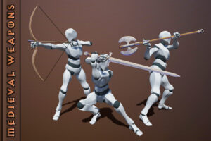 Free pack of medieval weapons   3D Weapons   Unity Asset Store