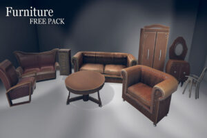 Furniture FREE Pack   3D Furniture   Unity Asset Store