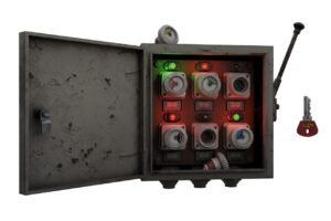 Fuse Box Prop  Game Ready   3D Electronics   Unity Asset Store
