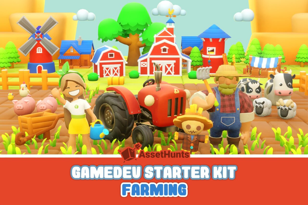 Unity Asset Soldier | 【無料】GameDev Starter Kit – Farming [Free Edition] で農業ゲーム制作を始めよう！115種以上の高品質アセット収録