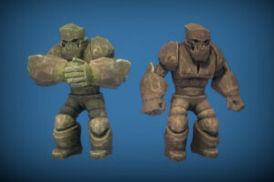 Giant Monster Model   Golem   Characters   Unity Asset Store