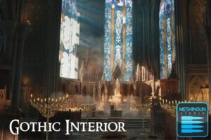 Gothic Interior Megapack   3D Historic   Unity Asset Store