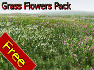 Grass Flowers Pack Free   2D Nature   Unity Asset Store