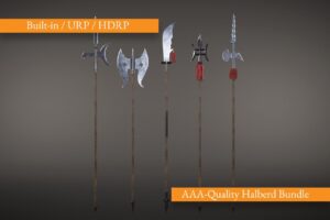 Halberd Bundle Vol. 1   3D Weapons   Unity Asset Store