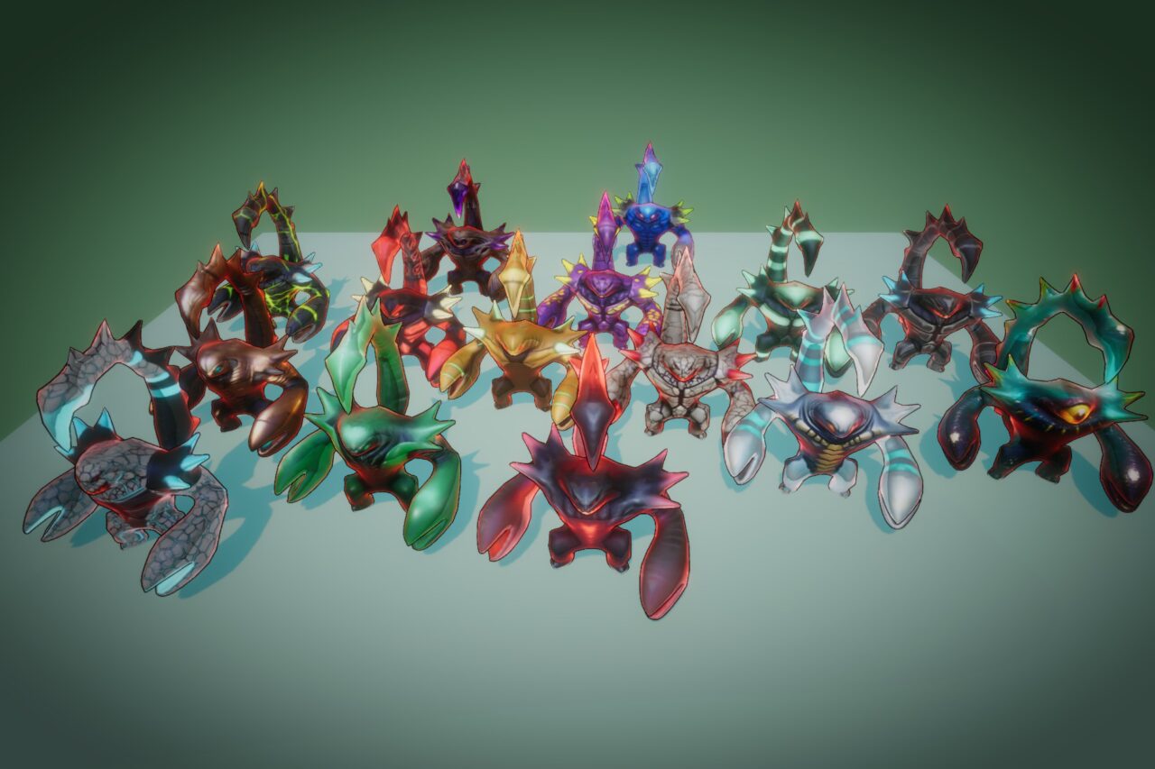 Hellclaw  Stylized Fantasy Monster  Rigged   Animation   PixeliusVita   3D Creatures   Unity Asset Store