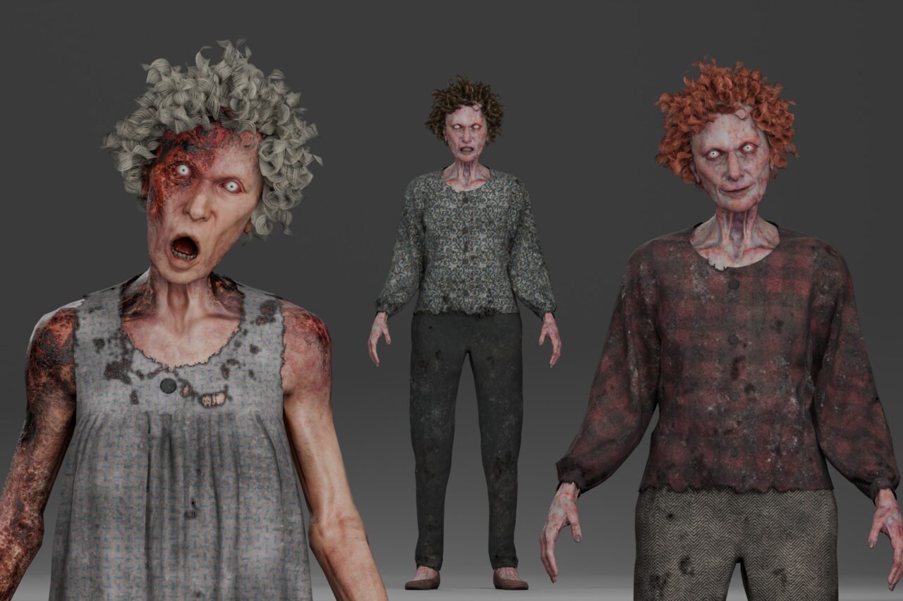 Unity Asset Soldier | 【SALE】 Horror Old Woman：ホラーゲームを彩る恐怖の老婆 30％オフ 2026年1月18日まで