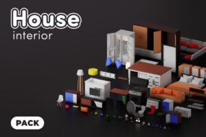 House Interior   Free   3D Interior   Unity Asset Store