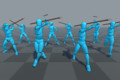 Unity Asset Soldier | 【無料】Human Throwing Animations FREE で投げナイフや槍の本格的な動作を追加