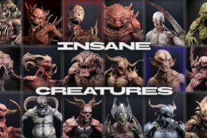 INSANE CREATURES   BIG Game Bundle   3D Humanoids   Unity Asset Store