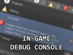 In game Debug Console   GUI Tools   Unity Asset Store