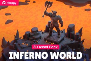 Inferno World Free   Low Poly 3D Models   3D Fantasy   Unity Asset Store
