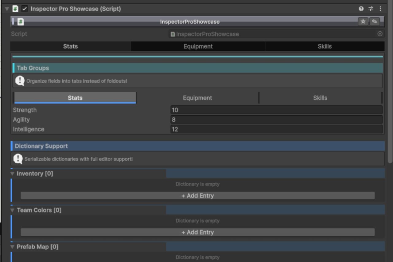 Inspector Pro Lite GUI Tools Unity Asset Store