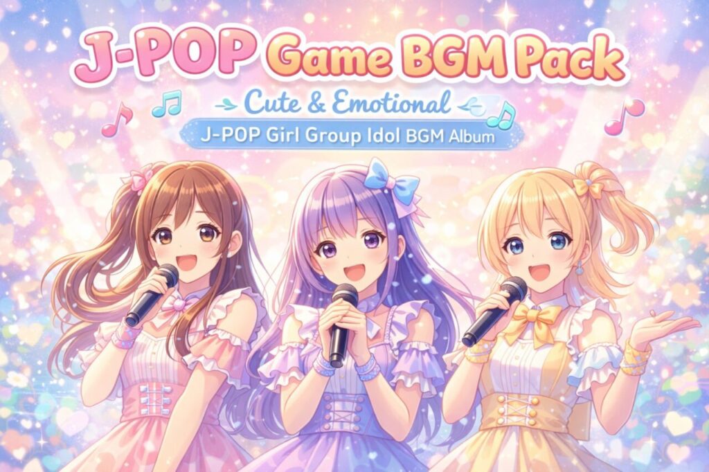 J POP Game BGM Pack  Cute   Emotional   Audio Music   Unity Asset Store