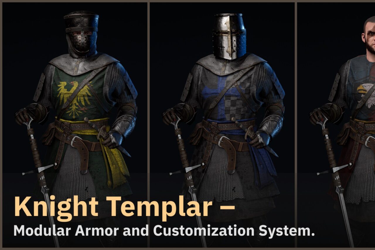 Unity Asset Soldier | 【SALE】 Knight Templar Collection 高品質な中世騎士モデル 50％オフ 2026年1月18日まで