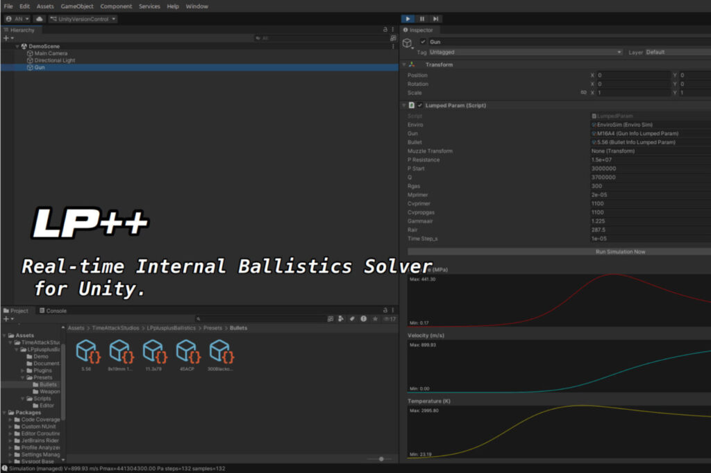 LP    Realistic Internal Ballistics Solver  Thermodynamics    Physics   Unity Asset Store