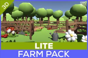 Lite Farm Pack   Low Poly 3D Art by Gridness   3D Industrial   Unity Asset Store