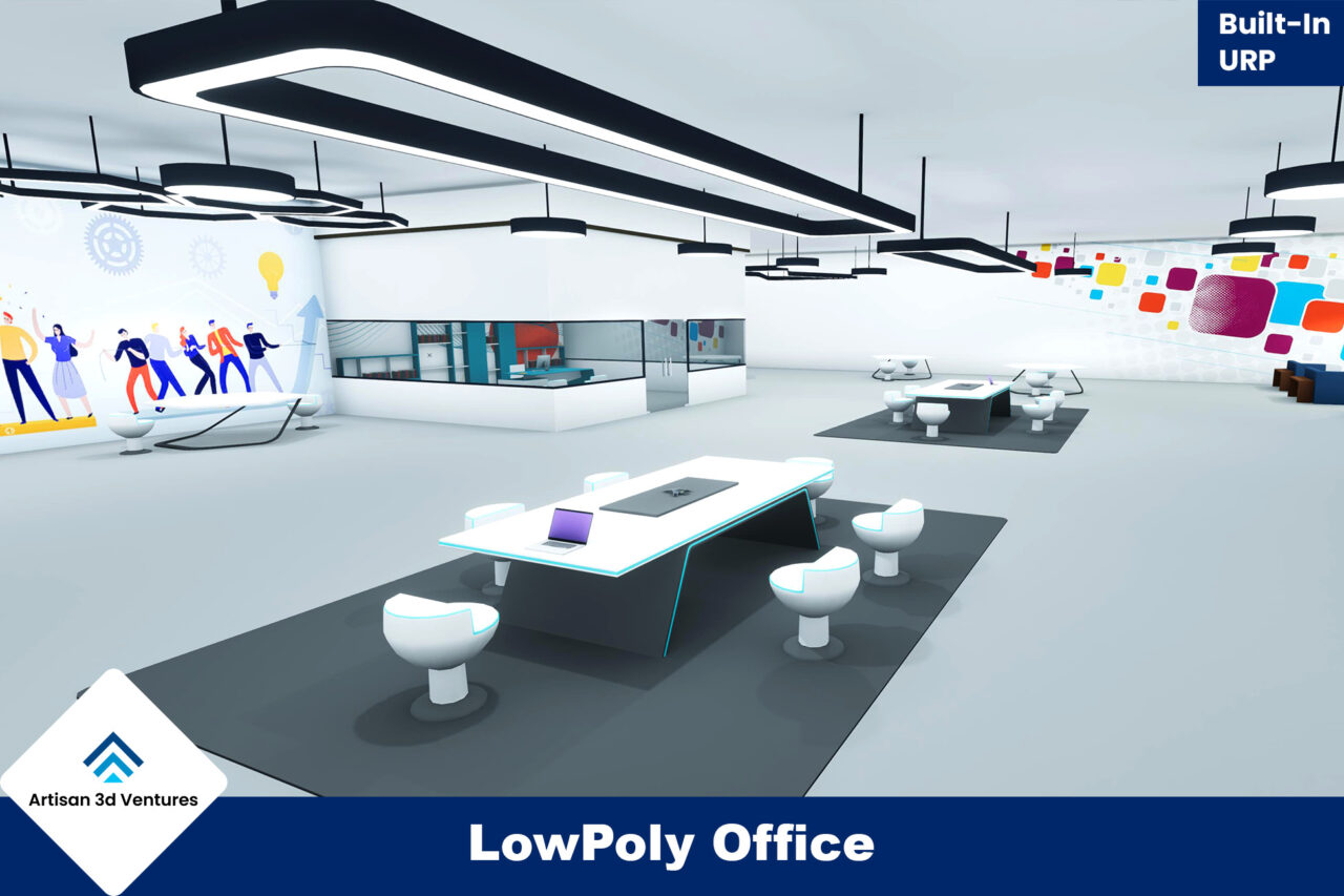 LowPoly Office   3D Environments   Unity Asset Store