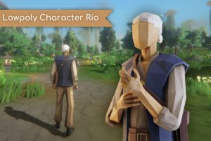 LowPoly Survival Character Rio   3D Humanoids   Unity Asset Store