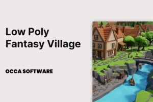 Low Poly Fantasy Village Environment   3D Fantasy   Unity Asset Store