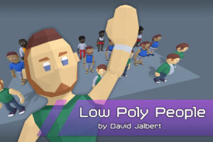 Low Poly People by David Jalbert   3D Humanoids   Unity Asset Store
