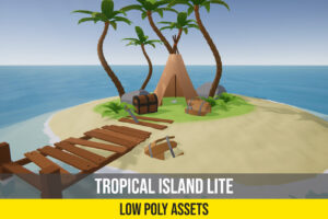 Low Poly Tropical Island Lite   3D Environments   Unity Asset Store
