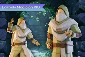 Lowpoly Magician RIO   3D Humanoids   Unity Asset Store