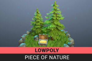 Lowpoly Piece of Nature   3D Fantasy   Unity Asset Store