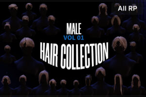 Male Hair Collection   Characters   Unity Asset Store