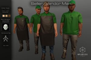 Man shop staff seller   Characters   Unity Asset Store