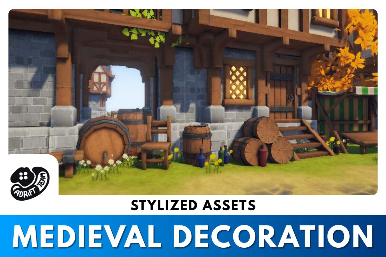 Unity Asset Soldier | 【SALE】 Medieval Decoration Stylized Props 中世風の街並みを作る118種の小道具 50%オフ 2026年1月23日まで Unity Asset Soldier | 【SALE】 Medieval Decoration Stylized Props 中世風の街並みを作る118種の小道具 50%オフ 2026年1月23日まで