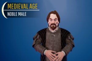 Medieval Noble Man Character  Rigged Realistic 3D Model   Characters   Unity Asset Store