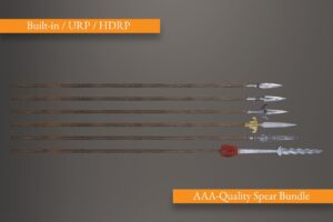 Medieval Spear Bundle Vol. 1   3D Weapons   Unity Asset Store