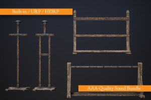 Medieval Stand Bundle Vol. 1   3D Historic   Unity Asset Store