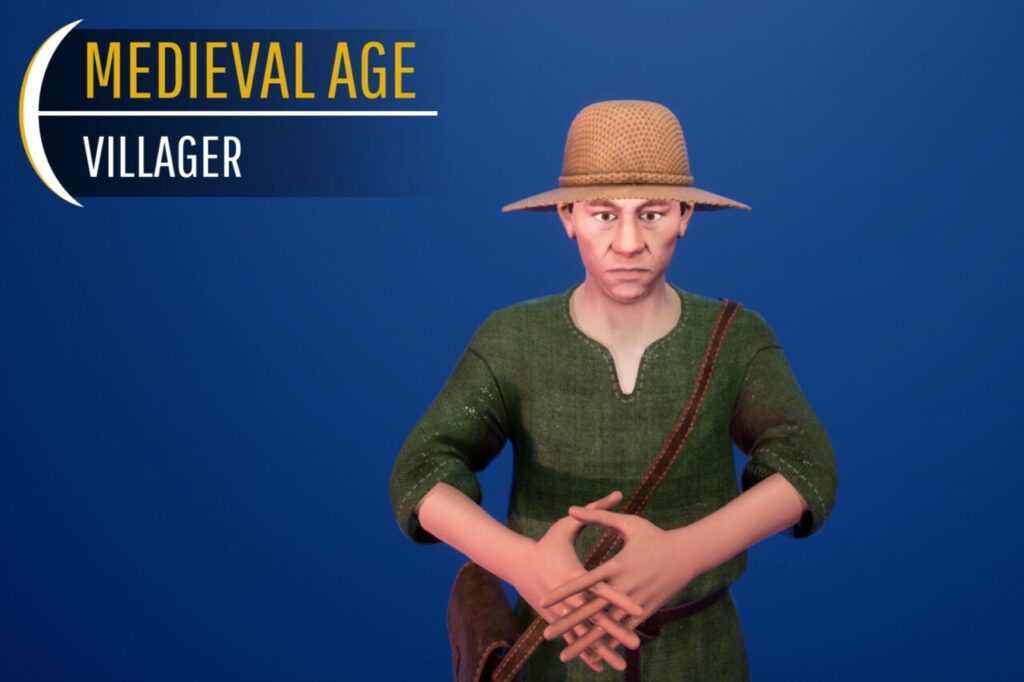 Medieval Villager Man Realistic   Characters   Unity Asset Store