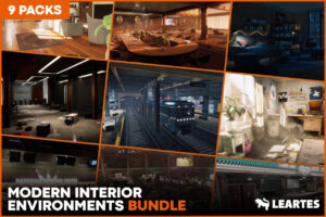 Modern Interior Environments Bundle   3D Environments   Unity Asset Store