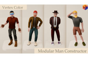 Modular Man Constructor   3D Characters   Unity Asset Store