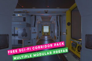 Modular Sci Fi Corridor   3D Sci Fi   Unity Asset Store