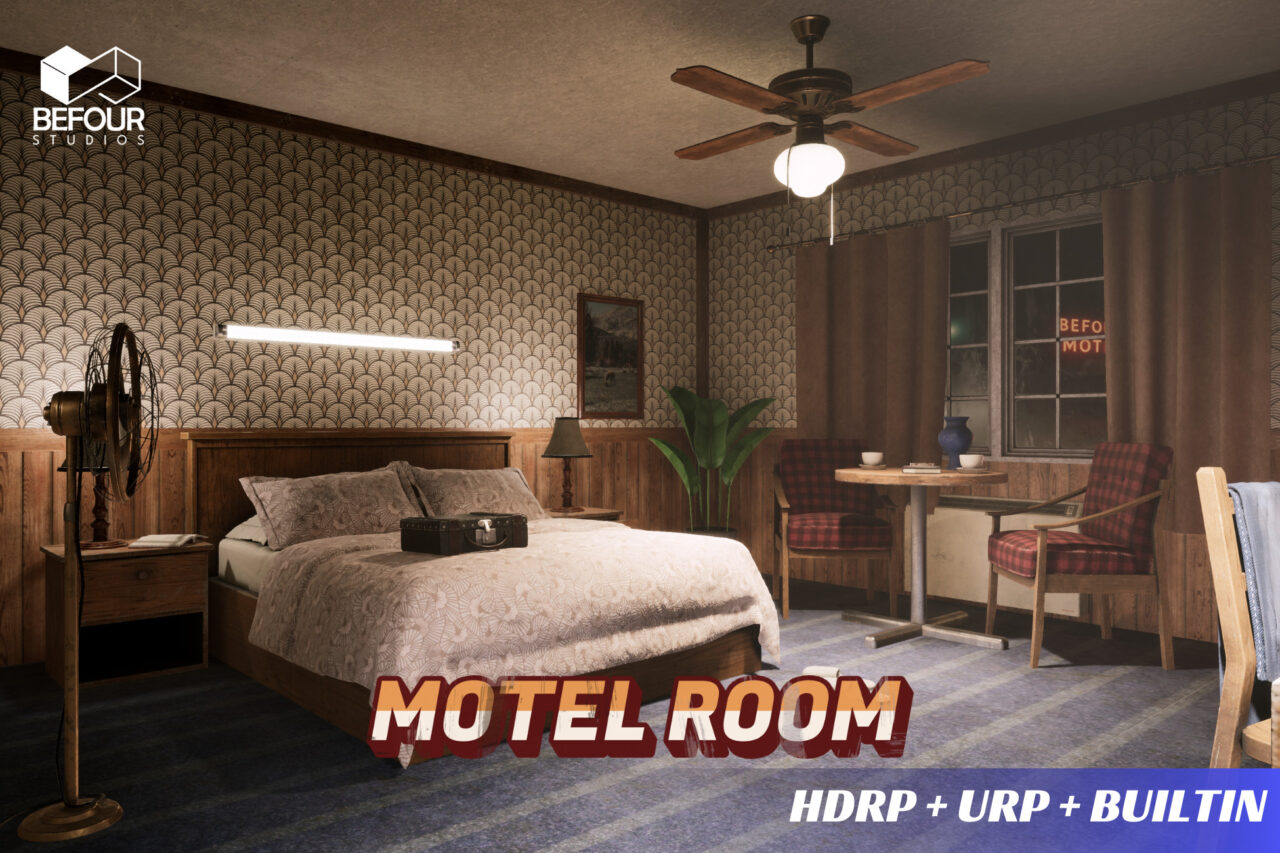 Motel Interior Environment  Hotel  Level  Realistic    3D Environments   Unity Asset Store