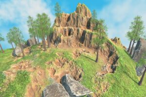 Mountain Terrain  Rocks and Tree   3D Landscapes   Unity Asset Store