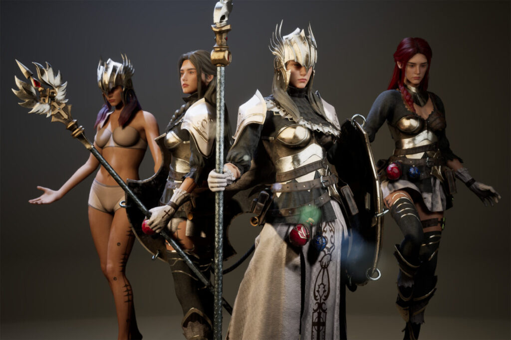 N5  Althea   Female Healer   Characters   Unity Asset Store