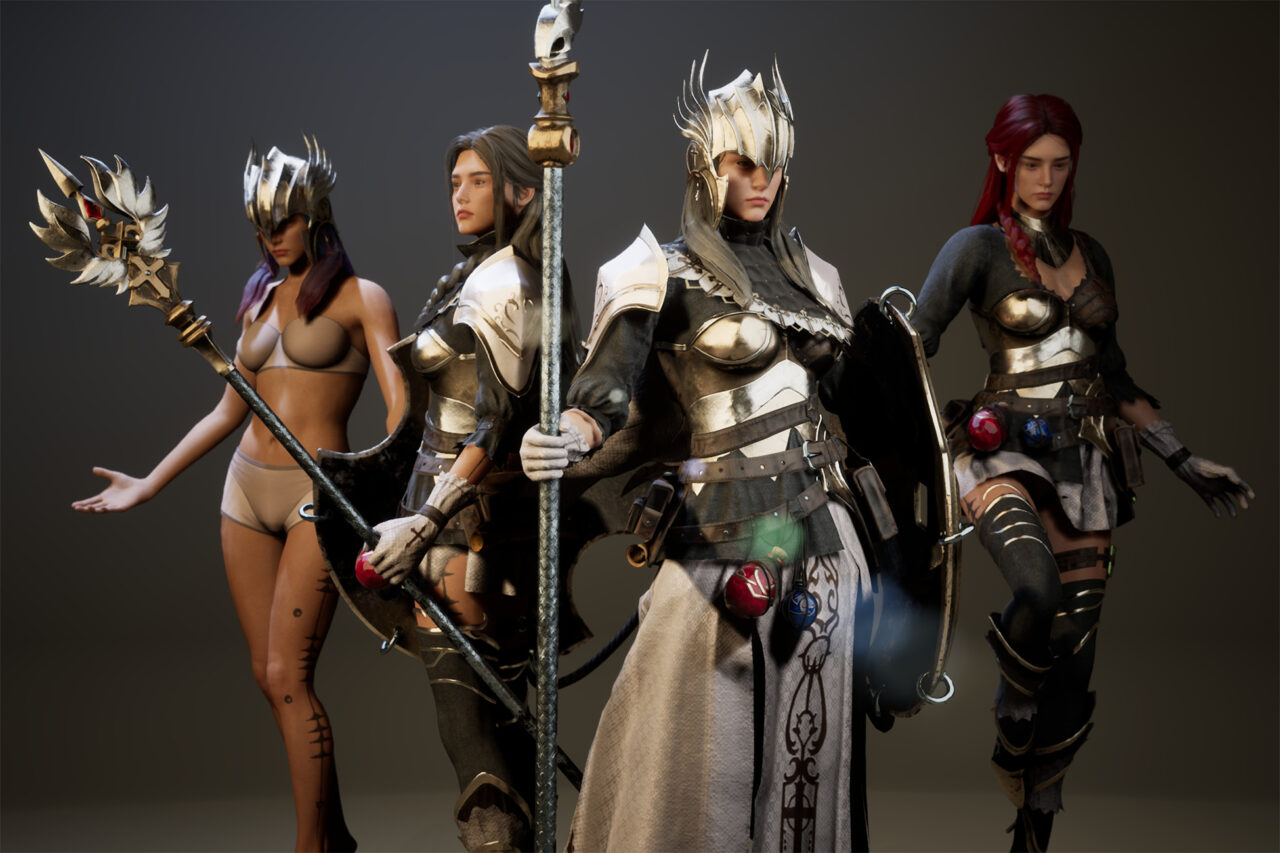 N5  Althea   Female Healer   Characters   Unity Asset Store