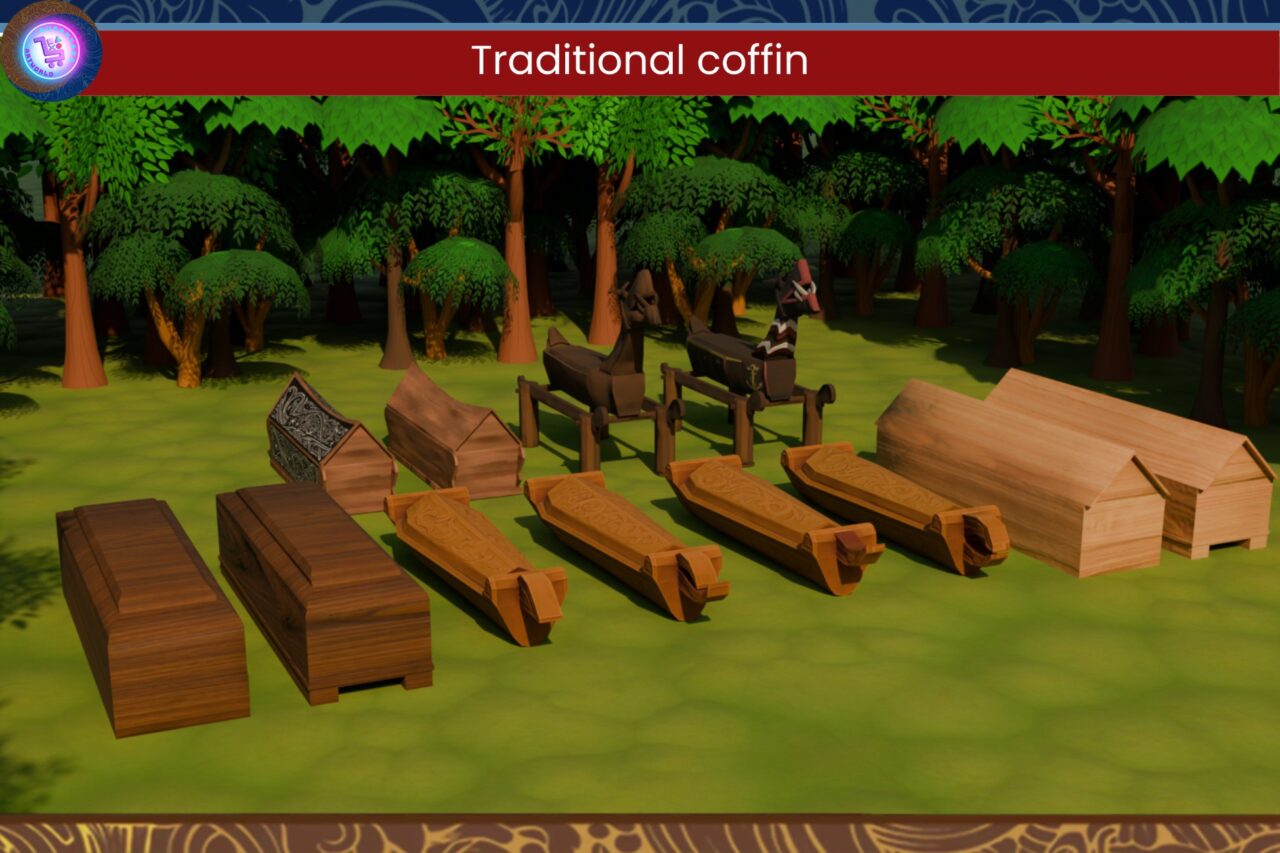 Nusantara Coffins  Traditional Burial Vessels   3D Furniture   Unity Asset Store