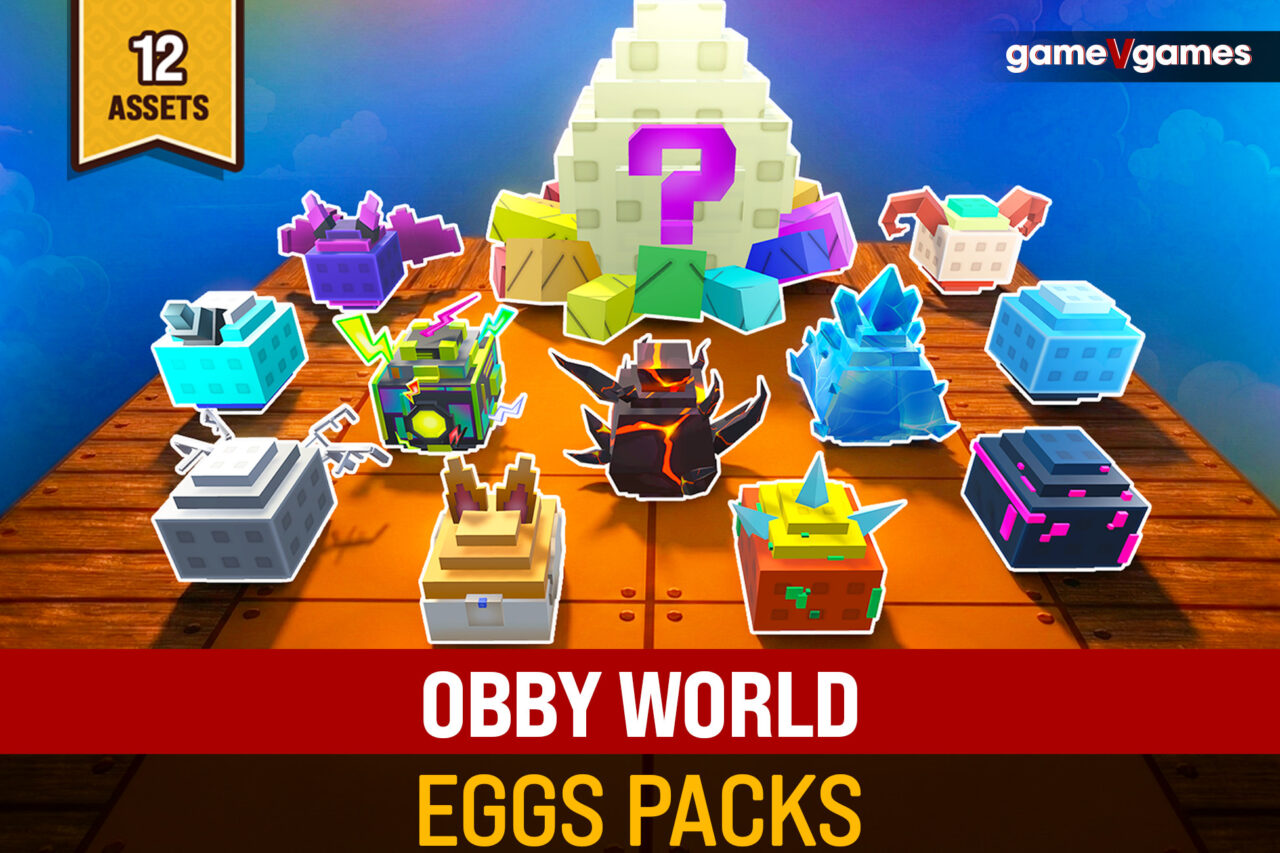 Unity Asset Soldier | 【SALE】 Obby World Eggs Pack 11種類の可愛い卵モデルが30%オフ 2026年1月20日まで Unity Asset Soldier | 【SALE】 Obby World Eggs Pack 11種類の可愛い卵モデルが30%オフ 2026年1月20日まで