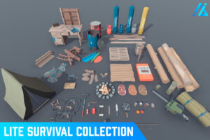 POLY   Lite Survival Collection   3D Props   Unity Asset Store