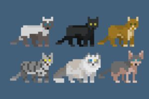 Pet Cats Pixel Art Pack   2D Characters   Unity Asset Store