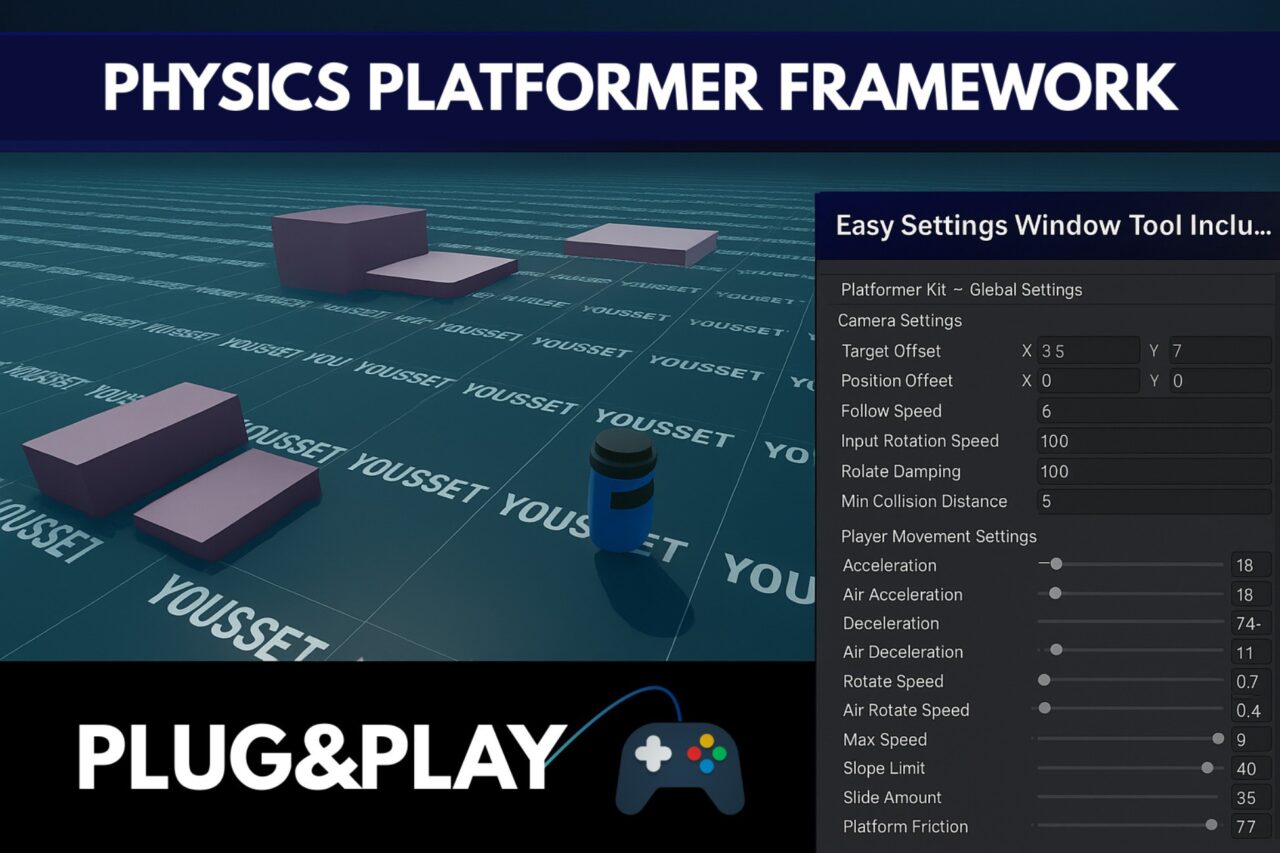 Unity Asset Soldier | 【SALE】 Physics Platformer Framework 物理アクション制作が50%オフ 1月15日まで Unity Asset Soldier | 【SALE】 Physics Platformer Framework 物理アクション制作が50%オフ 1月15日まで