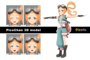 PicoChan   3D Humanoids   Unity Asset Store