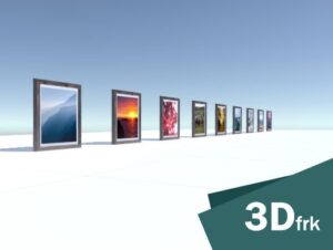 Picture frames with photos   3D Interior   Unity Asset Store
