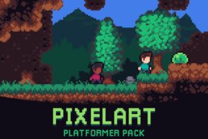 Platformer Tileset   Pixelart Grasslands   2D Environments   Unity Asset Store