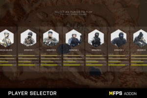 Player Selector   MFPS Addon   Systems   Unity Asset Store
